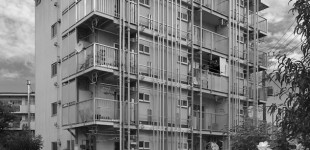 Block of flats in central Tokyo