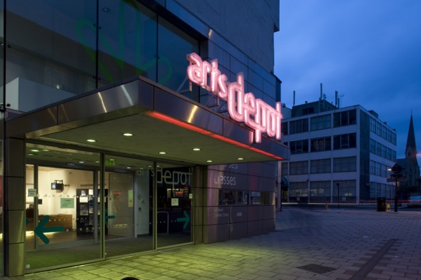 Exterior at night